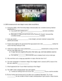 Stonewall Uprising documentary worksheet (PBS, 2005)