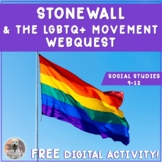 Stonewall Uprising & the LGBTQ+ Movement WebQuest-Civil Ri