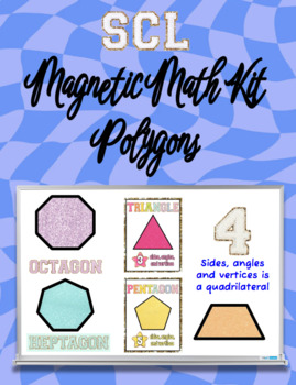 Preview of Stoney Clover Ln Inspired Magnetic Math Kit - Polygons