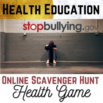 Preview of Stop Bullying Online Scavenger Hunt (3 Versions)