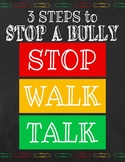 Cute 3 Steps to Stop a Bully Poster
