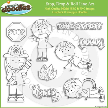 Stop, Drop & Roll by Scrappin Doodles | Teachers Pay Teachers