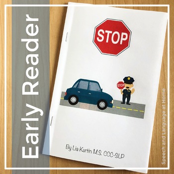 Preview of Speech Therapy Books Printable | AAC Core Word Books | Stop (AAC)