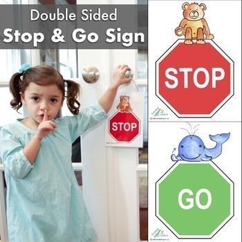stop and go signs for classroom