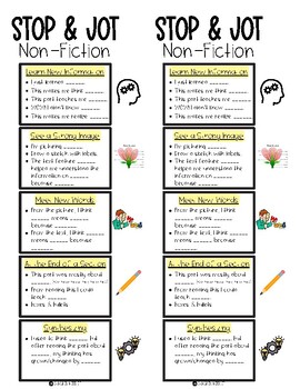 Preview of Stop & Jot Notes: Non-Fiction