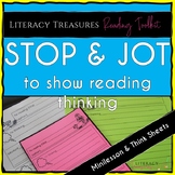 Stop & Jot to Show Reading Comprehension & Thinking Minile