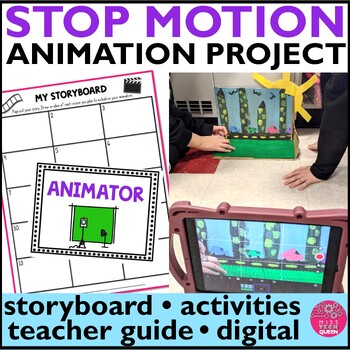 Preview of Stop Motion Animation Kit Step by Step Stop Motion Animation Lesson Movie Making