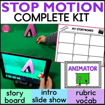 Preview of Stop Motion Animation Kit Step by Step Stop Motion Animation Lesson Movie Making