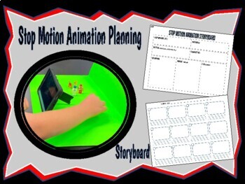 Preview of Stop Motion Animation Planning Storyboard