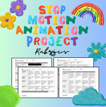 Preview of Stop Motion Animation Project: Rubrics