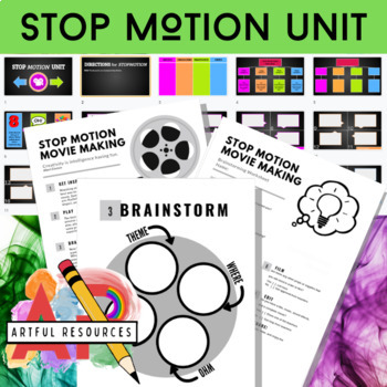 Preview of Stop Motion Video Lesson | Planning & Intro Included | Great For All Grades!