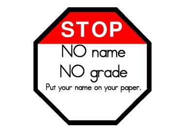 Stop! No Name No Grade! by Kickin' It With Book