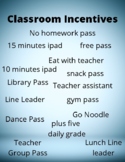 Stop Paying for Incentives!! Classroom Motivation Passes