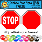 Stop Sign Clipart FREEBIE