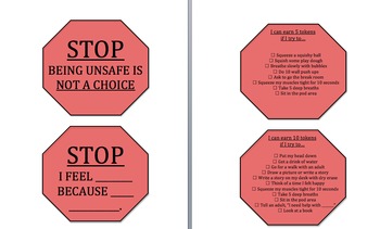 Preview of Stop Sign Visual for Calming Strategies