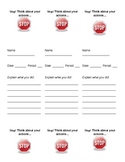 Stop Signs (Classroom Management)