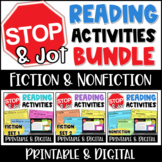 Stop and Jot Reading Comprehension Practice: Fiction & Non