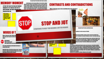 Preview of Stop and Jot Strategies Power Point