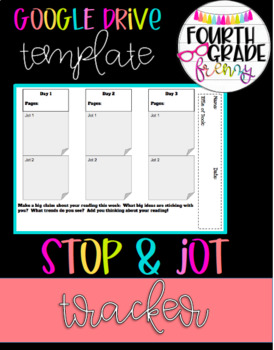Preview of Stop and Jot Tracker for Google Drive