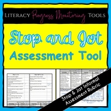 Stop and Jot to Show Reading Thinking Assessment -- A Prog