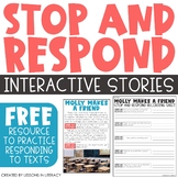 Stop and Respond {Interactive Stories}