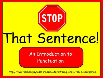 Preview of Stop that Sentence: An Introduction to Punctuation for ActivBoard