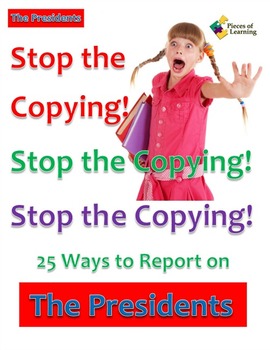 Preview of Stop the Copying!- The Presidents