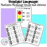 Stoplight Language: Multiple Meaning Words and Idioms for 