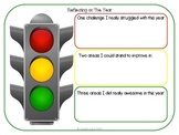 Stoplight Teacher Reflection Form {Instructional Coaching}
