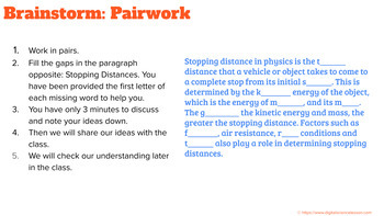 Know your stopping distances