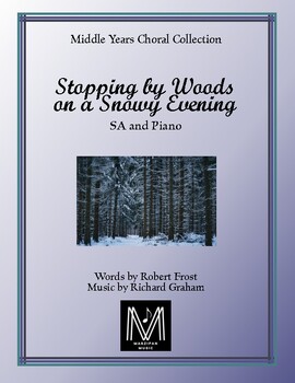 Preview of Stopping by Woods on a Snowy Evening   (SA and Piano)
