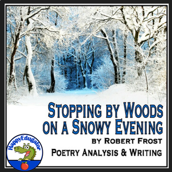 stopping by woods on a snowy evening structure
