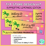 Store Design Kit "Summertime Lemonade"-Animated Quote Box,