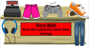 Preview of Store Math Clothes Change PDF