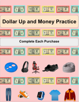 Preview of Store Math and Dollar Up Practice PDF