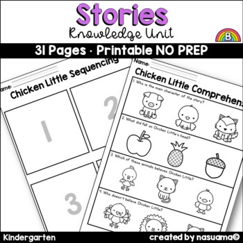 Preview of Stories - Knowledge ELA Worksheets