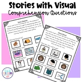 Stories with Visual Comprehension Questions for Speech Therapy