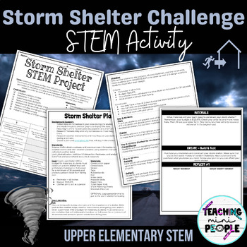 Preview of Storm Shelter STEM Challenge | Weather Project