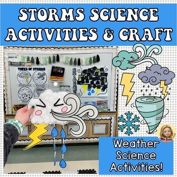 Preview of Storms Weather Science Activities & Craft