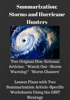 Preview of Storms and Hurricane Hunters: Summarization