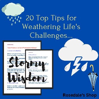 Preview of Stormy Wisdom: 20 Top Tips for Weathering Life's Challenges ~ GUIDE!