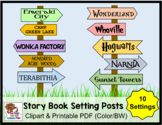 Story Book Setting Posts (Arrow Signs)