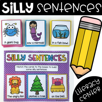 Preview of Silly Sentences - Writing Center