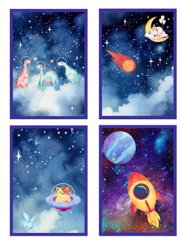 Preview of Story Cards - Space Adventure