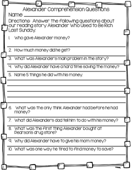 Story Comprehension Questions by Primary Scribbles | TpT