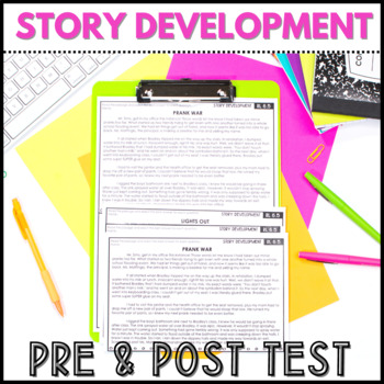 Preview of Story Development Assessments - Pre and Post Test - RL 6.5