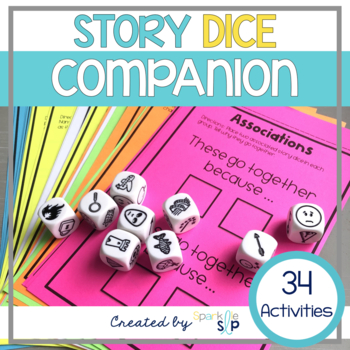 Building narrative skills with Rory's Story Cubes! - Speech Time Fun:  Speech and Language Activities