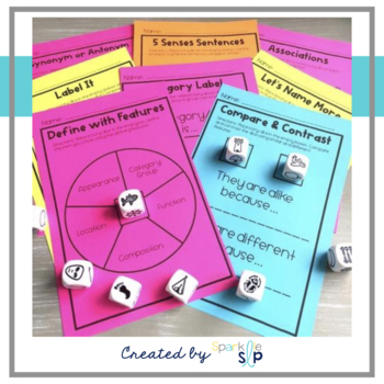 Rory's Story Cubes for Speech Therapy - Teaching Talking