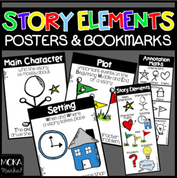 Story Element Bundle | Read Aloud Activities For Any Text by MOKA Market