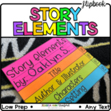 Story Element Flip Book - Activity to Enforce Elements of 